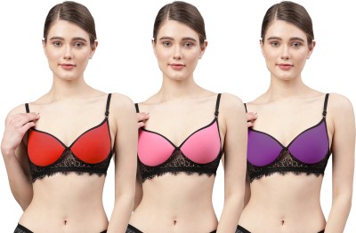 samvar A_Cupri Bra Women Minimizer Lightly Padded Bra(Multicolor)