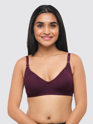 Lovable Contours Women Full Coverage Non Padded Bra(Red)
