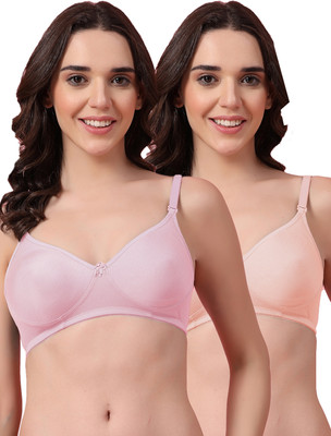 Shyam Sons FLAIR Feminaa Women T-Shirt Non Padded Bra(Pink, Orange)