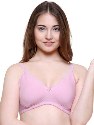 COLLEGE GIRL LM1722 Women T-Shirt Non Padded Bra(Pink)