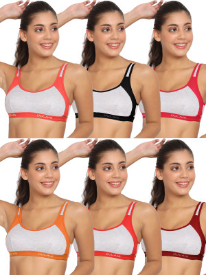 Docare Rihana Women Sports Non Padded Bra(Multicolor)