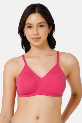 NAIDUHALL Women Everyday Non Padded Bra(Pink)