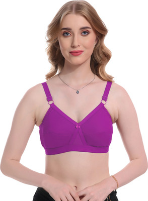 elina Women T-Shirt Non Padded Bra(Purple)