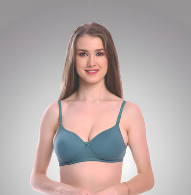 DSN B-Green-40-014 Women Full Coverage Lightly Padded Bra(Green)