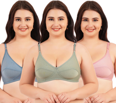 lufiya Women Push-up Non Padded Bra(Multicolor)