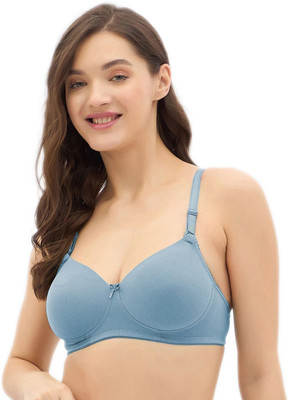 RAHA S.G Lingerie bra for women & girls Women T-Shirt Lightly Padded Bra(Blue)