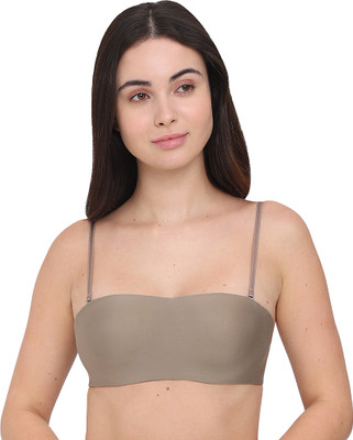 Wacoal Basic Mold - Strapless - PW - Bra Women Everyday Lightly Padded Bra(Brown)
