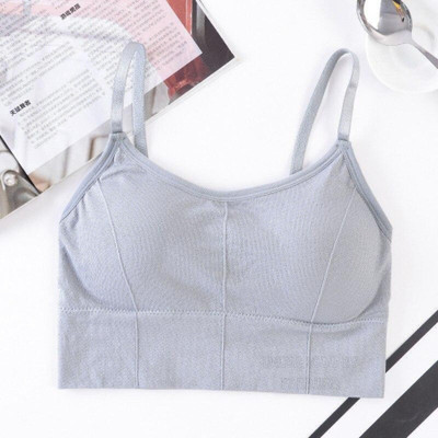 HouseOfCommon Women's Sport Bra, Gym Bra, Lingerie, Honeymoon Bra, Padded Bra, Night Bra For Women T-Shirt Lightly Padded Bra(Pink, Beige)