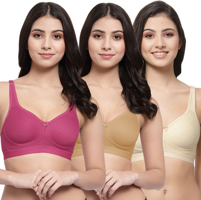 COLLEGE GIRL CG1215 Women Minimizer Lightly Padded Bra(Maroon, Brown, Beige)