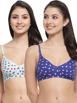 Docare YummyMino Women Everyday Non Padded Bra(Blue, Blue)