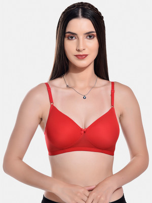 Janet Lingeries Women T-Shirt Lightly Padded Bra(Red)