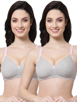 Shyam Sons FLAIR Melanche Women T-Shirt Lightly Padded Bra(Pink, Pink)