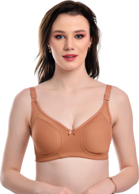 misfire Women Minimizer Non Padded Bra(Beige)