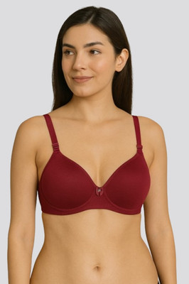 HERBLOURE RUBYY Women Push-up Lightly Padded Bra(Maroon)