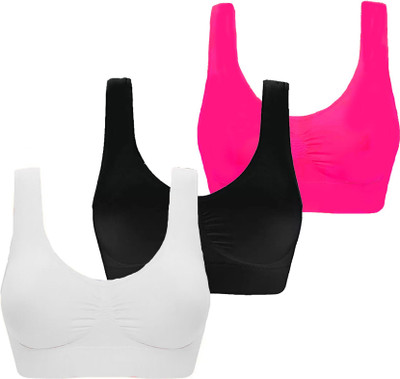 INTIMYTH Women Sports Non Padded Bra(Multicolor)