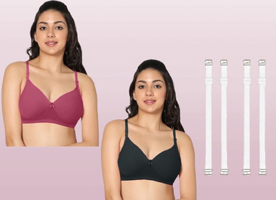 DreamBe MOLD FOAM BRA Women Bralette Lightly Padded Bra(Multicolor)
