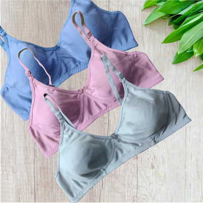 Fashocart Women Full Coverage Non Padded Bra(Multicolor)