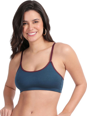Envie 1008 - Modal Beginners Bra Women Full Coverage Non Padded Bra(Blue)