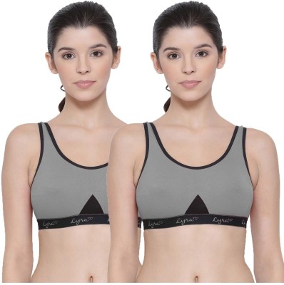 Lyra SPORTS BRA 531 Women Sports Non Padded Bra(Grey)