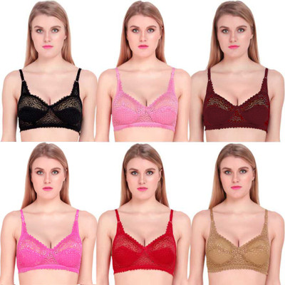 BACIONE DECENT BRA MODEL BRA Women Everyday Non Padded Bra(Multicolor)