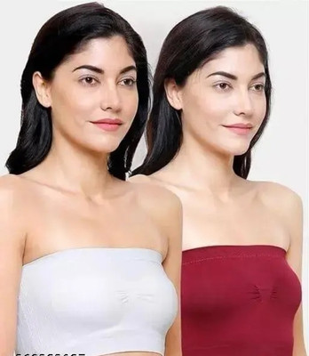 Mehiraafashion TUBE MODEL BRA Women Bandeau/Tube Non Padded Bra(Multicolor)