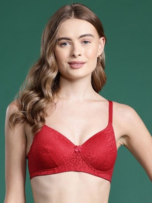 Dressberry Women Everyday Lightly Padded Bra(Red)