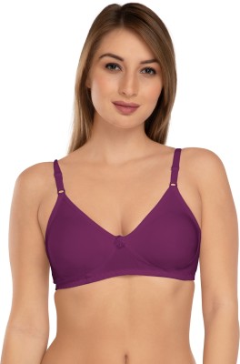 DAISY DEE NLBLA Women T-Shirt Non Padded Bra(Purple)