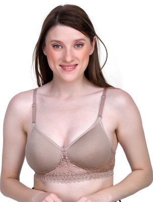 ORENZEE INNER Women Push-up Lightly Padded Bra(Brown)