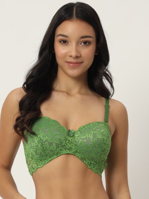 Effectinn Women Everyday Lightly Padded Bra(Green)