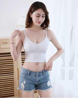 Vinbila Casual Self Design Women White Top