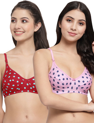Docare YummyMino Women Everyday Non Padded Bra(Pink, Red)