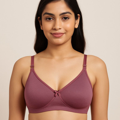 HRSOFT SINKR-PC-DRK-COFE-38B Women Full Coverage Non Padded Bra(Brown)