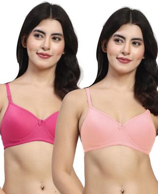 LILY maofcigamMino Women Everyday Heavily Padded Bra(Pink, Pink)
