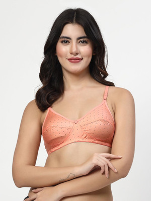 LILY egatniv Women Everyday Non Padded Bra(Orange)