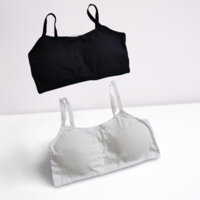 zoommulti Women T-Shirt Lightly Padded Bra(Black, White)