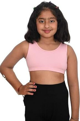 Suno Chanda Girls Training/Beginners Non Padded Bra(Pink)