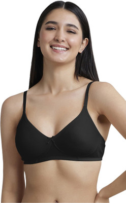 SALIENT Women Everyday Non Padded Bra(Black)