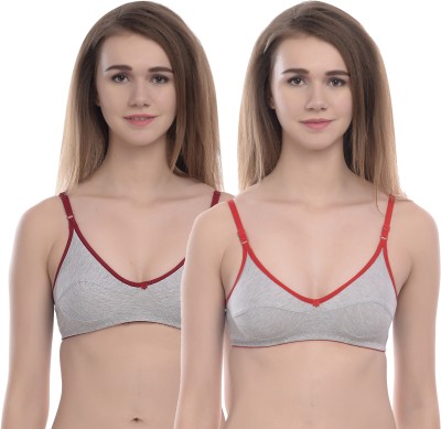 elina Reversible Bra for Versatile Style Women T-Shirt Non Padded Bra(Maroon, Red)