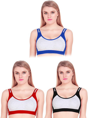 Stardom Women Full Coverage Non Padded Bra(Multicolor)