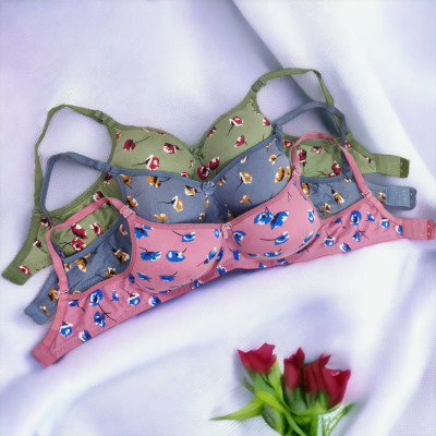 Piylu Women Push-up Lightly Padded Bra(Multicolor)