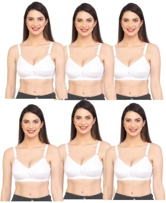 In Beauty Women Minimizer Non Padded Bra(White)