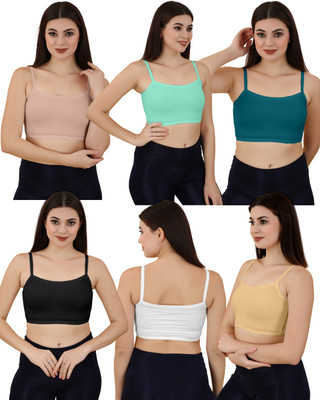 LADHAVA Women Bralette Non Padded Bra(Multicolor)
