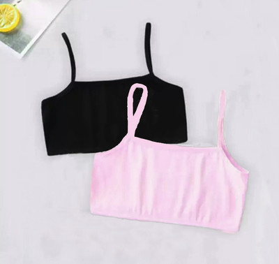 BRAAFEE Girls Training/Beginners Non Padded Bra(Multicolor)