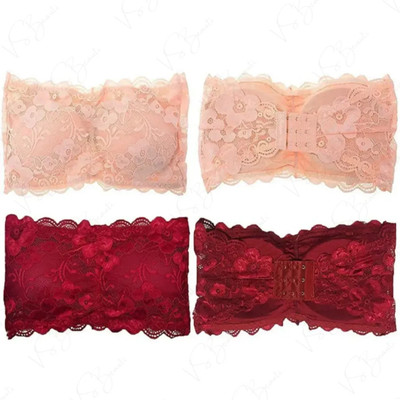 VS Beauti 521 Women Bandeau/Tube Lightly Padded Bra(Multicolor)