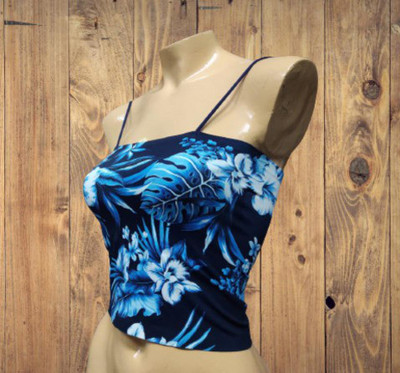 Raysx Women T-Shirt Lightly Padded Bra(Blue)