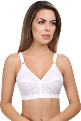 Eve's Beauty Full Coverage Women Full Coverage Non Padded Bra(White)