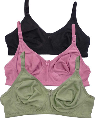 SuTJena bra Women Everyday Non Padded Bra(Multicolor)