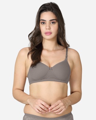 V Star ISA Women Full Coverage Lightly Padded Bra(Grey)