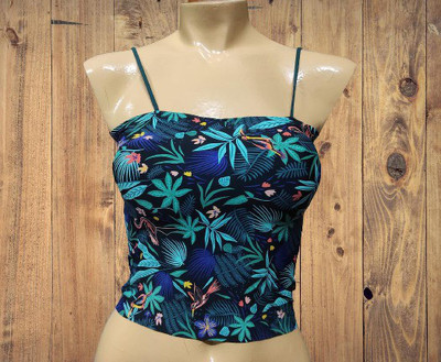 Raysx Women Bandeau/Tube Lightly Padded Bra(Dark Green)