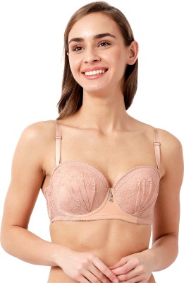 Susie Women Balconette Lightly Padded Bra(Red)